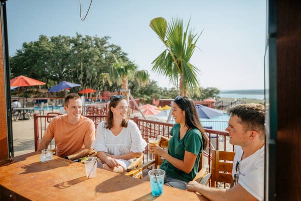 The Oasis Bar at Hill Country Resort in Canyon Lake, Texas
