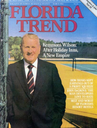Kemmons Wilson on the cover of Florida Trend magazine