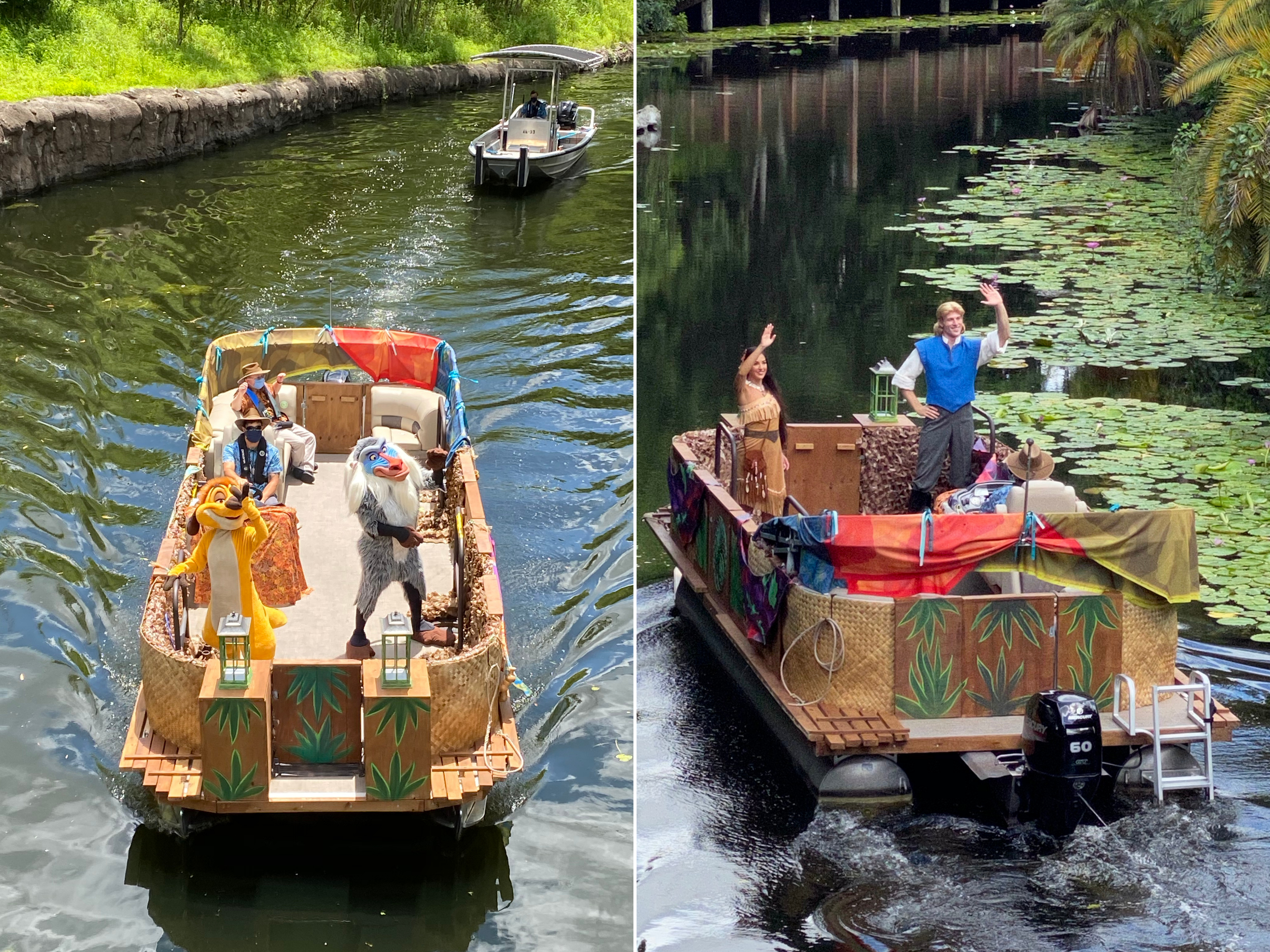 Characters at Animal Kingdom