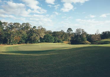 Golf course in East Village at Orange Lake Resort near Orlando, Florida.