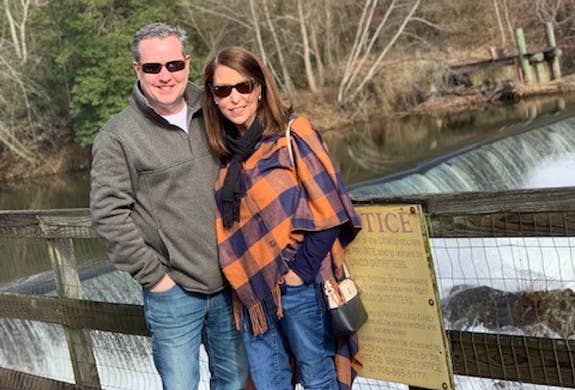 Erin spending time in the mountains of Georgia for the holidays