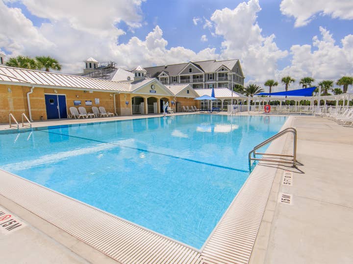 Outdoor pool at Orlando Breeze Resort near Orlando, Florida.