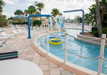 Lazy river at Cape Canaveral Beach Resort in Florida.