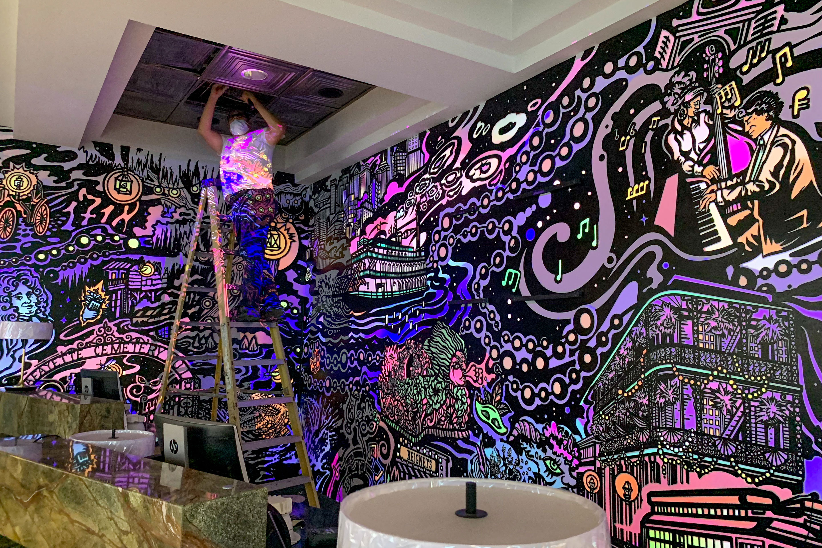All About the New Orleans Mural at Our Resort