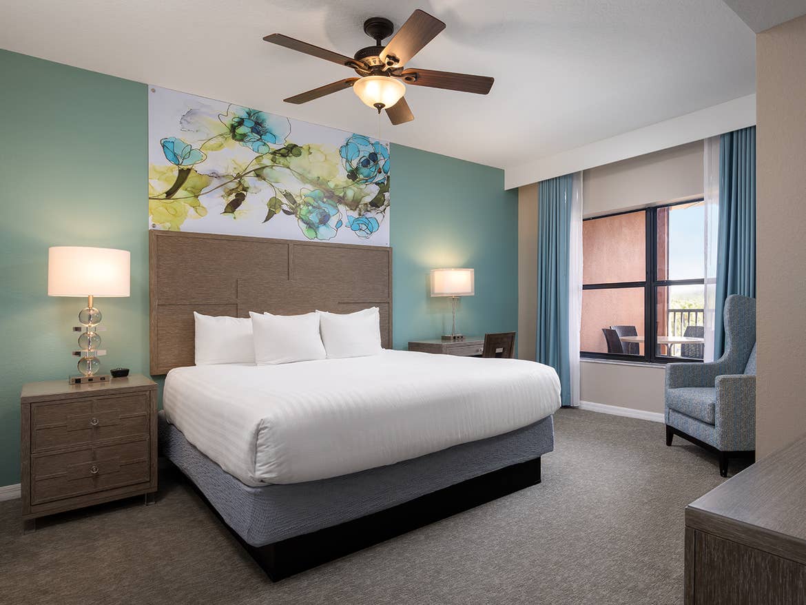 One Bedroom with bed and night stands