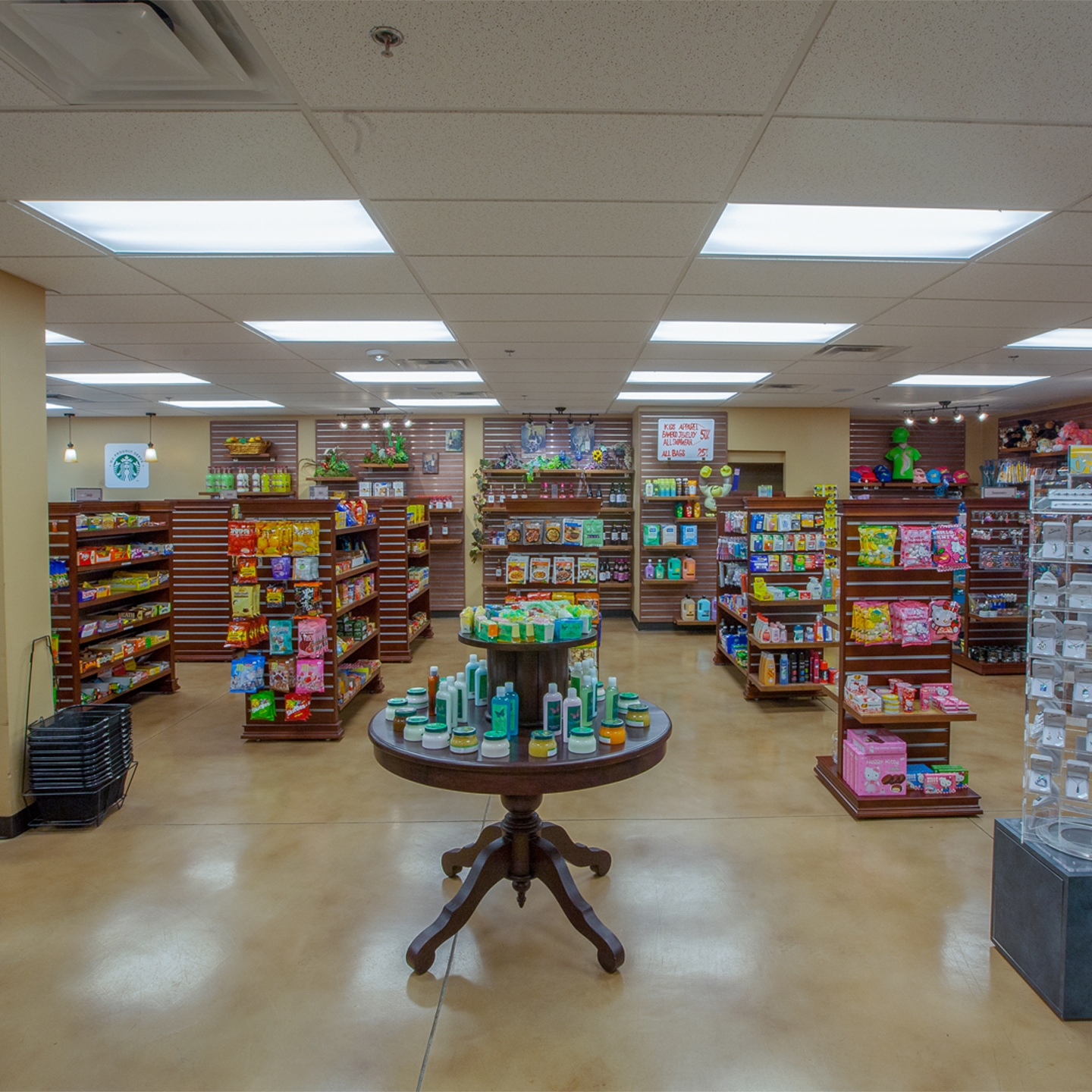 Marketplace with gifts at Desert Club Resort in Las Vegas, Nevada.