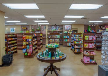 Marketplace with gifts at Desert Club Resort in Las Vegas, Nevada.