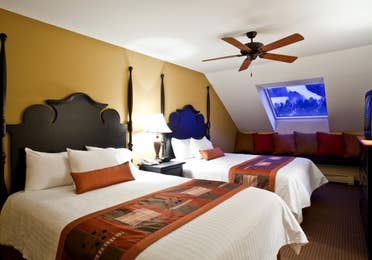 Guest bedroom in a three-bedroom villa at Mount Ascutney Resort in Brownsville, VT