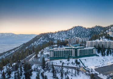 Aerial view of Tahoe Ridge Resort in Stateline, Nevada.