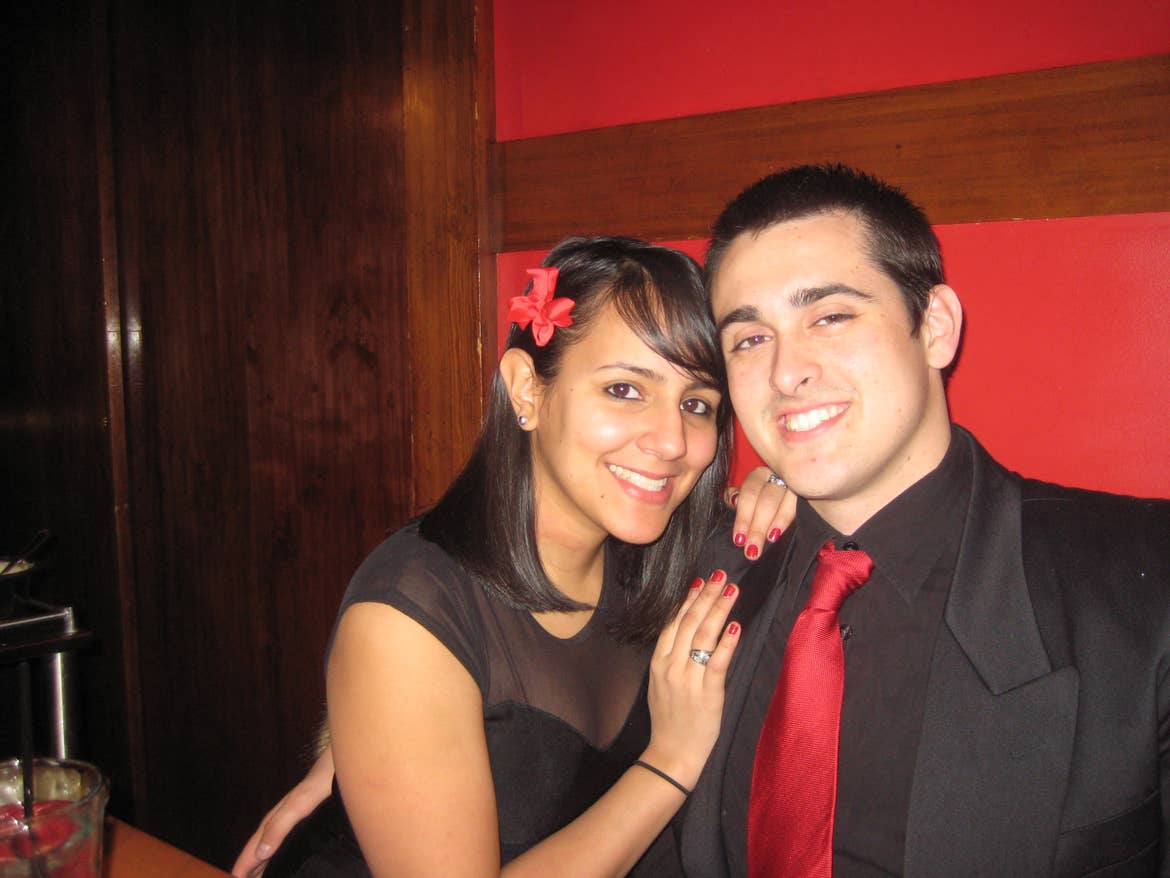 Danny and his wife dressed up in 2011