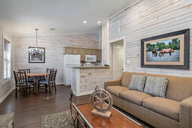 Room view at Piney Shores Resort