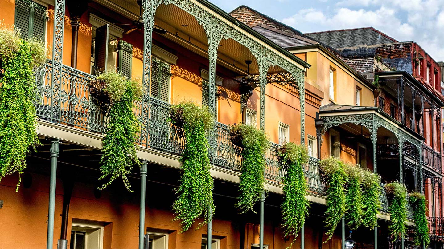 French Quarter balconies