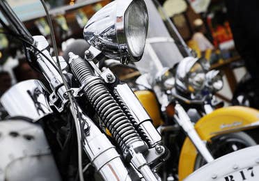 Image of a Harley at the Harley-Davidson® Museum near Lake Geneva Resort, Lake Geneva, WI.
