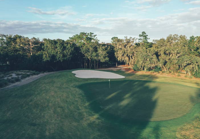 Golf course in East Village at Orange Lake Resort near Orlando, Florida.