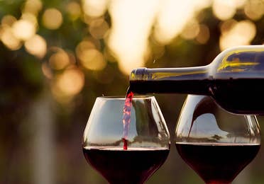 Glass wines at Habersham Vineyards & Winery near Apple Mountain Resort in Clarkesville, GA.