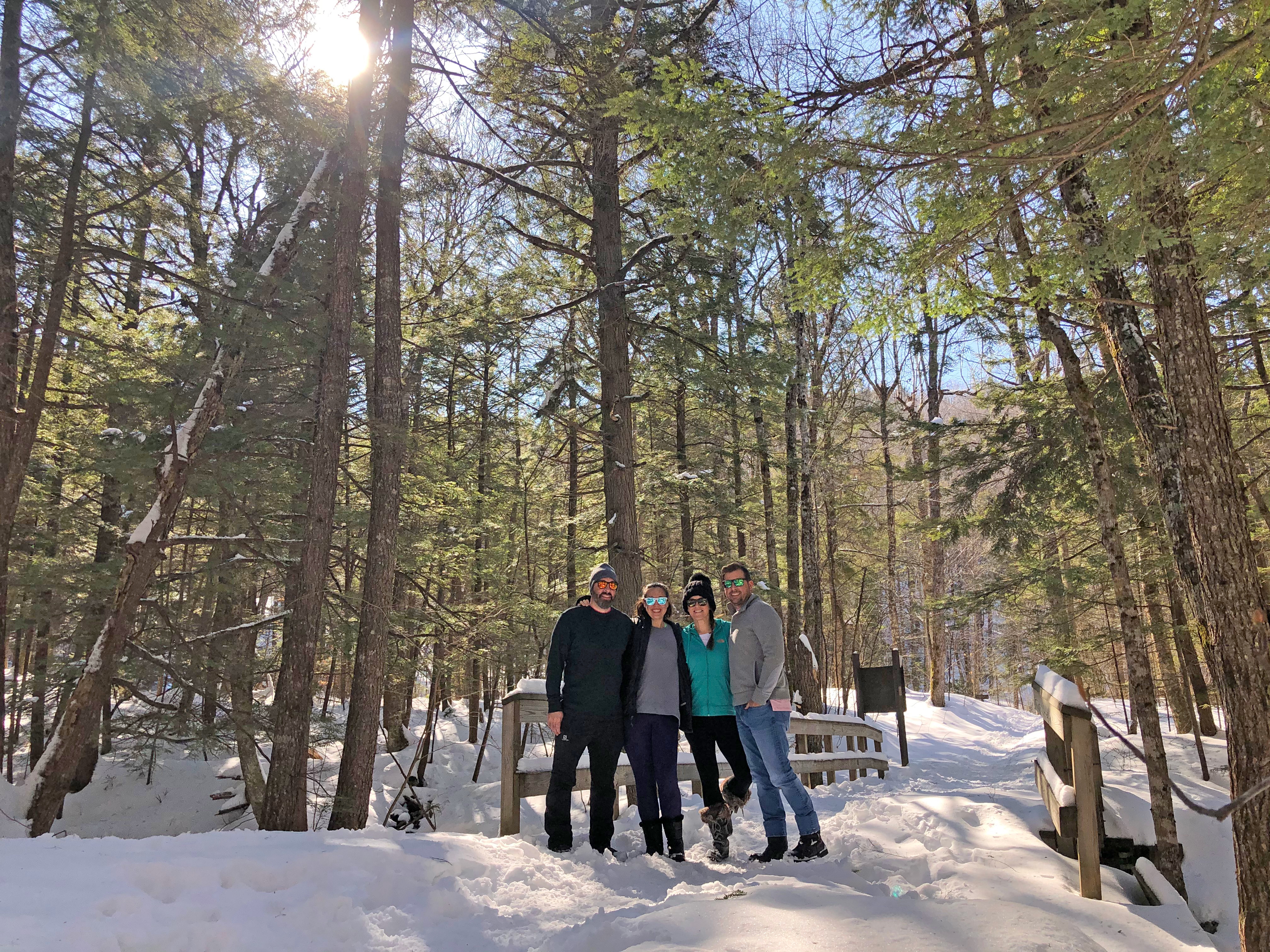 Jenn with friends in Waterville