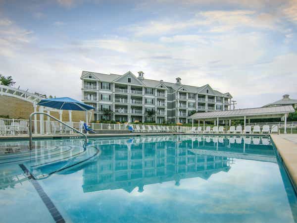 Ambassador outdoor pool at Hill Country Resort in Hill Country, Texas.