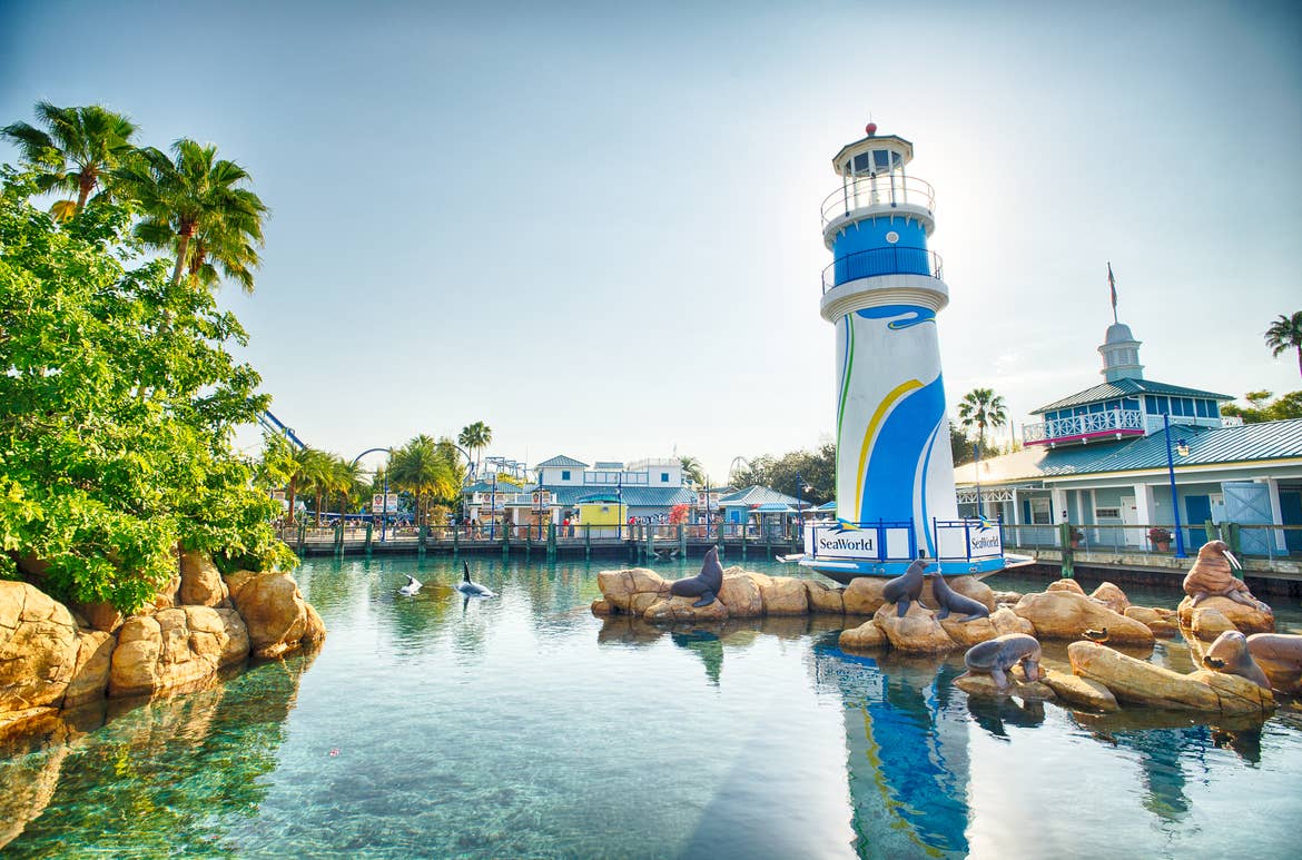 Exterior view of SeaWorld Orlando