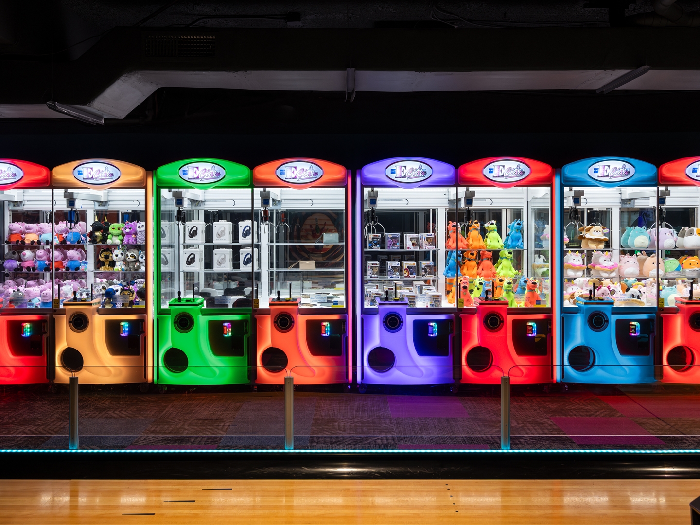 Arcade with ski-ball in River Island at Orange Lake Resort near Orlando, Florida.