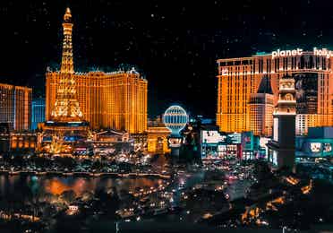 Las Vegas Strip near Desert Club Resort.