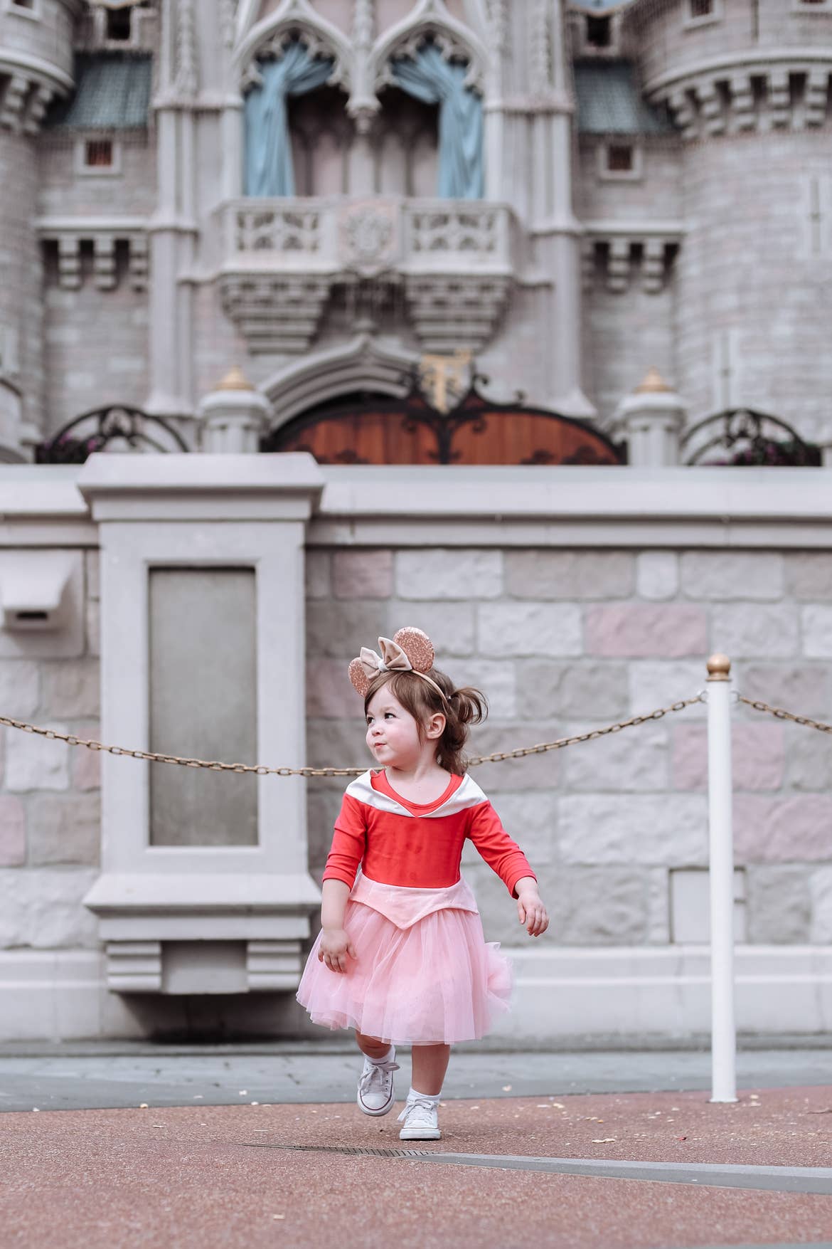 Mia's daughter at Magic Kingdom