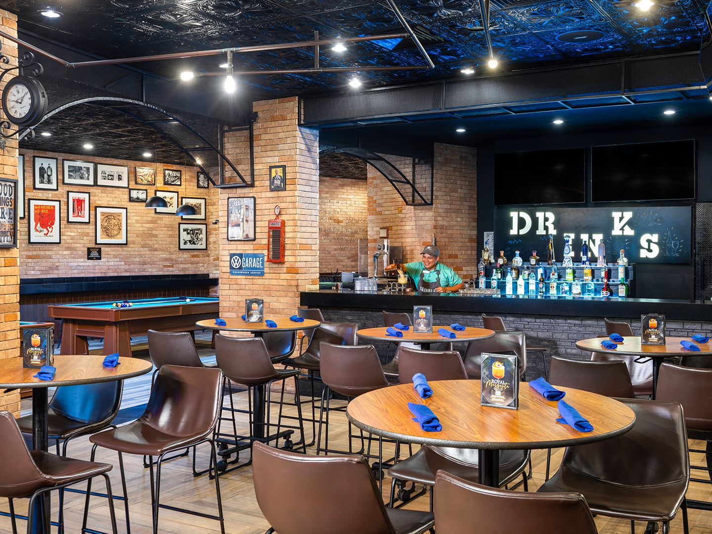 Catch the game with casual comfort food at Sidelines Sports Bar.