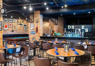 Catch the game with casual comfort food at Sidelines Sports Bar.