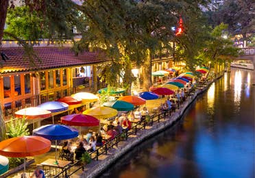 San Antonio River Walk near Hill Country Resort.