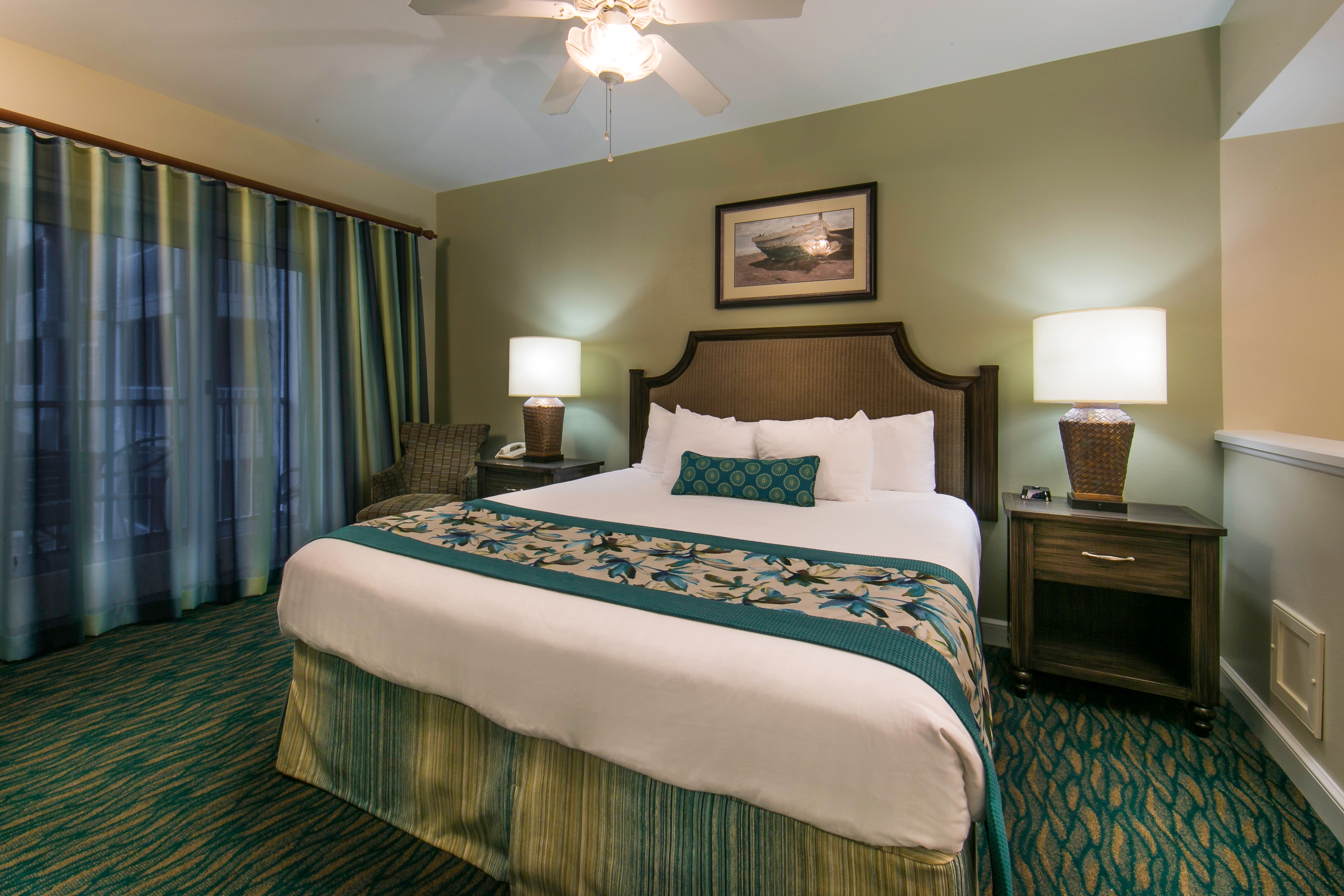 Bedroom in a villa at South Beach Resort
