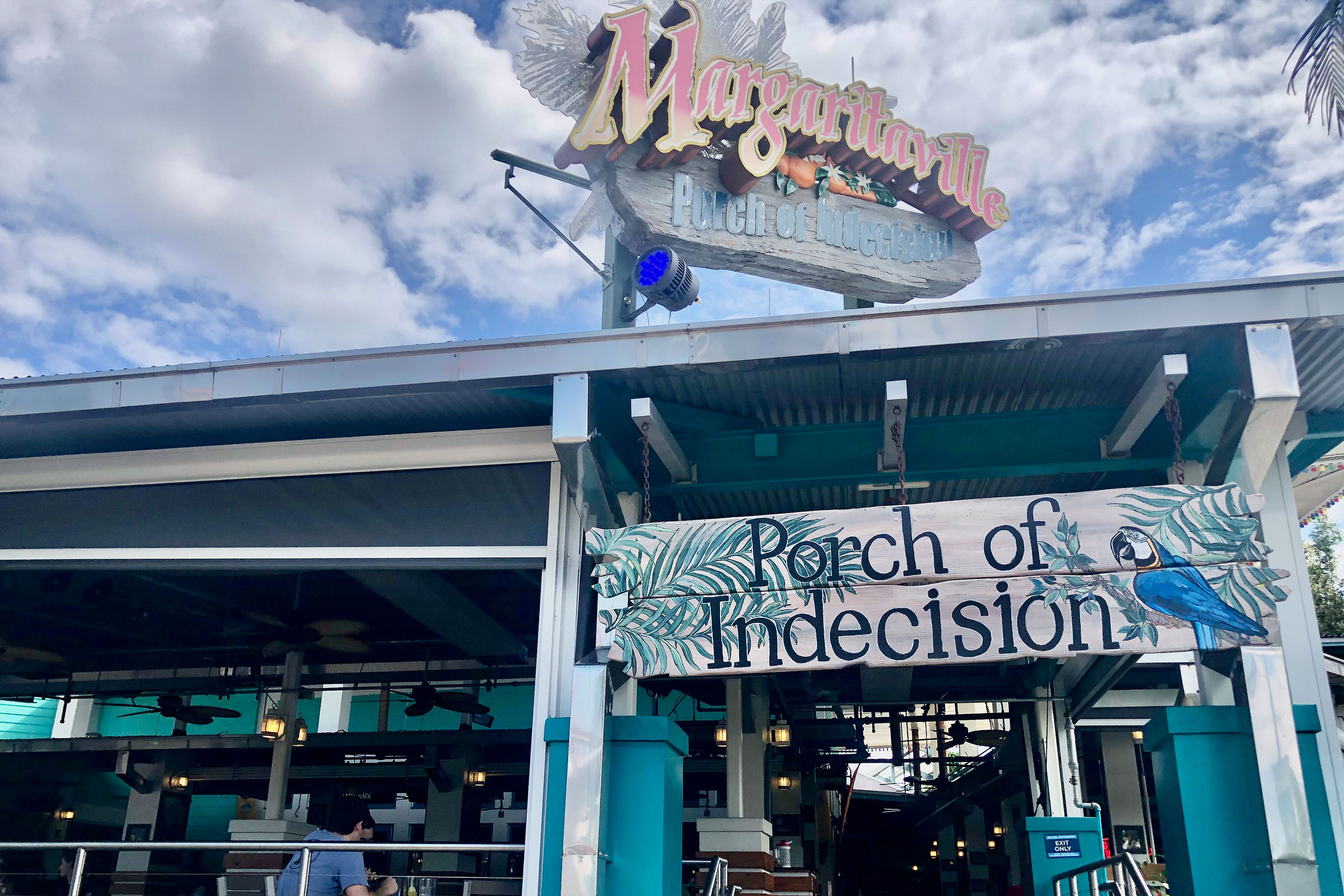 Margaritaville Porch of Indecision exterior.