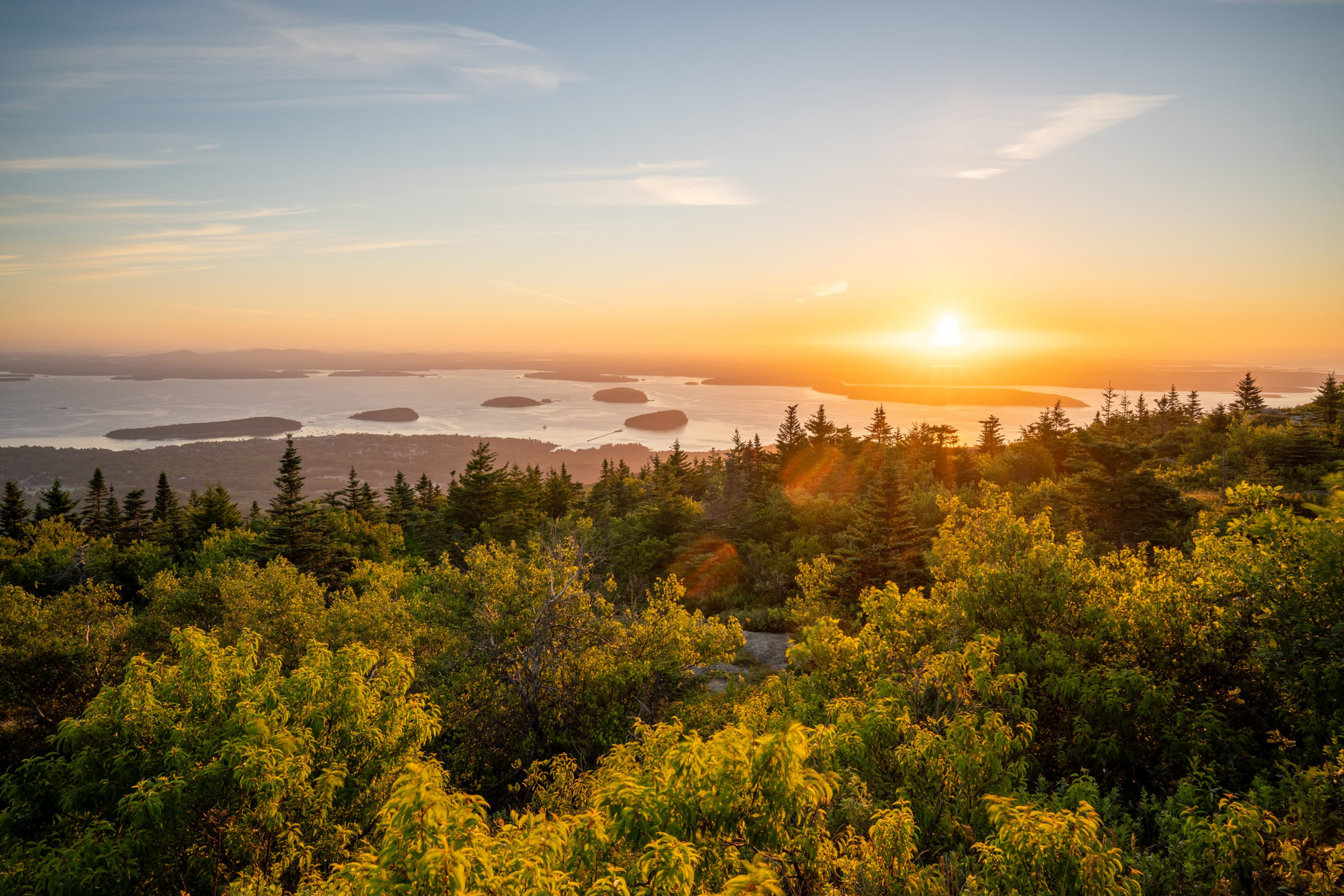 Sunrise at Cadillac Mountain, Acadia National Park