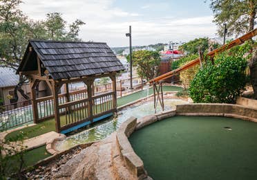 Mini golf course at Hill Country Resort in Canyon Lake, Texas.