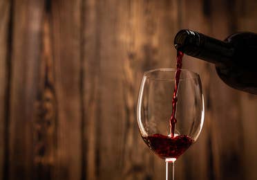 Pouring wine at the Panama City Beach Winery near Panama City Beach Resort, FL.