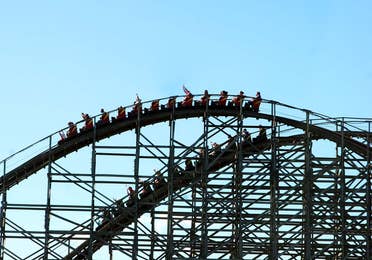 roller coaster at Dollywood® Theme Park near Smoky Mountain Resort in Gatlinburg, TN