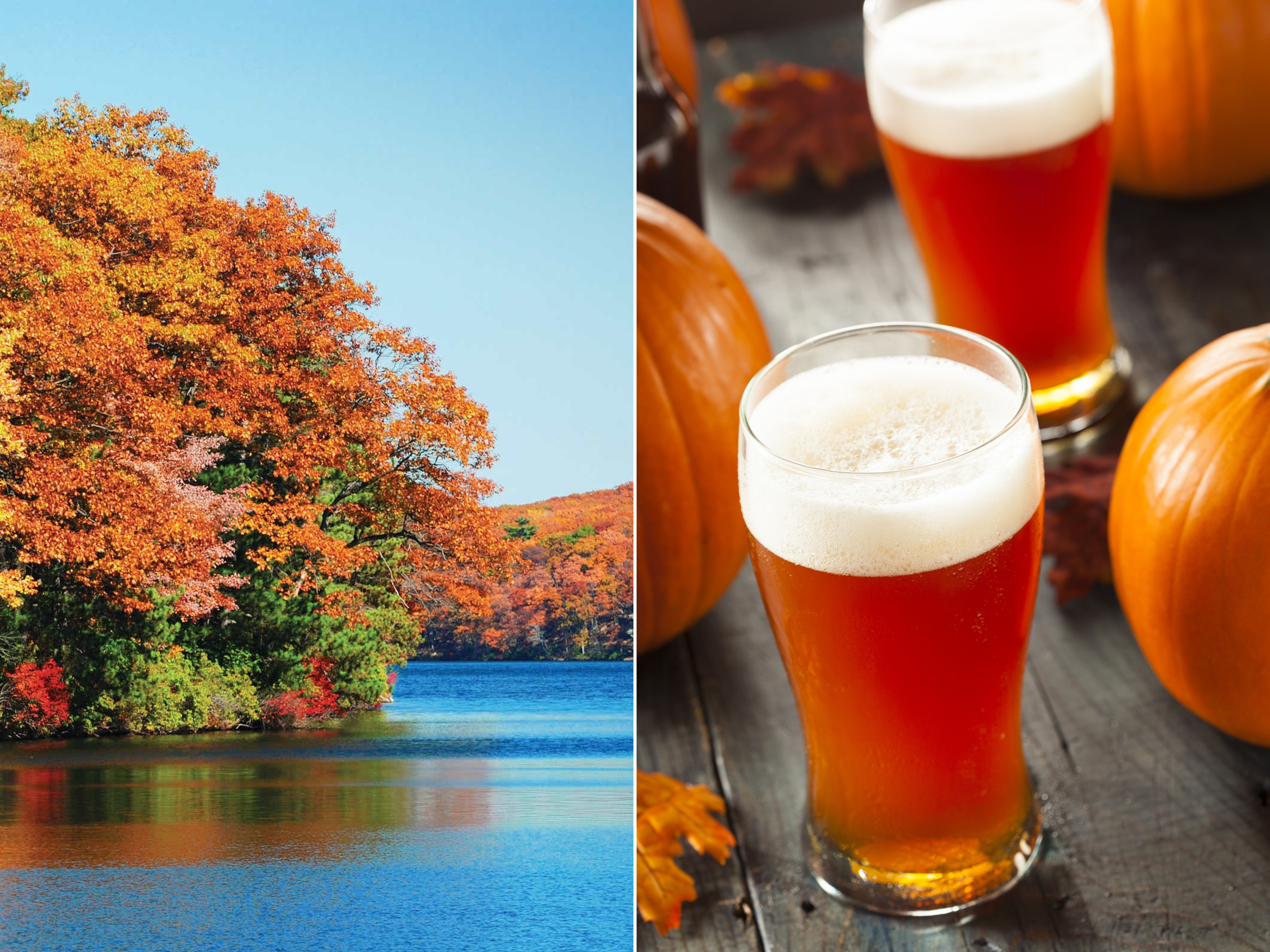 Mount Ascutney and pumpkin beer