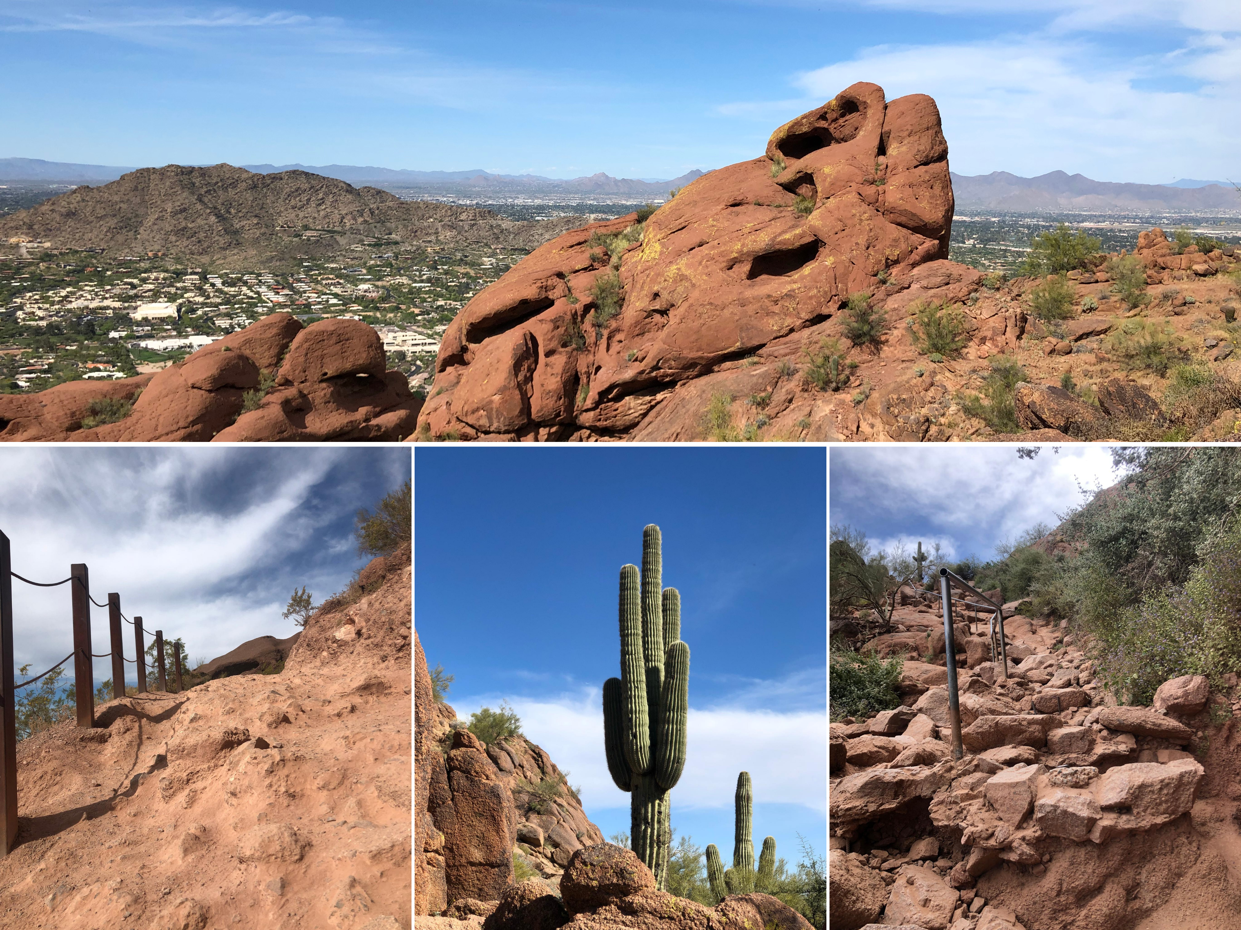 Collage of Camelback Mountain