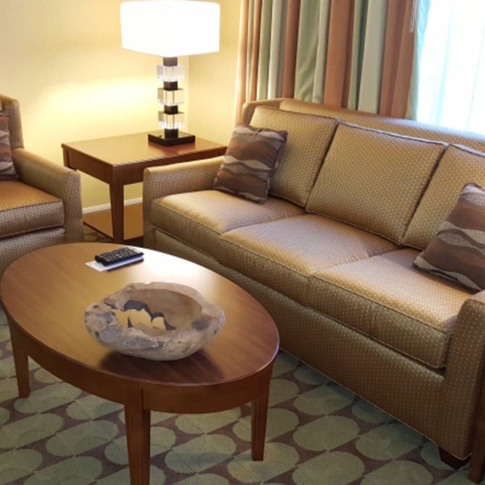 Living room at Orange Lake Resort near Orlando, Florida.