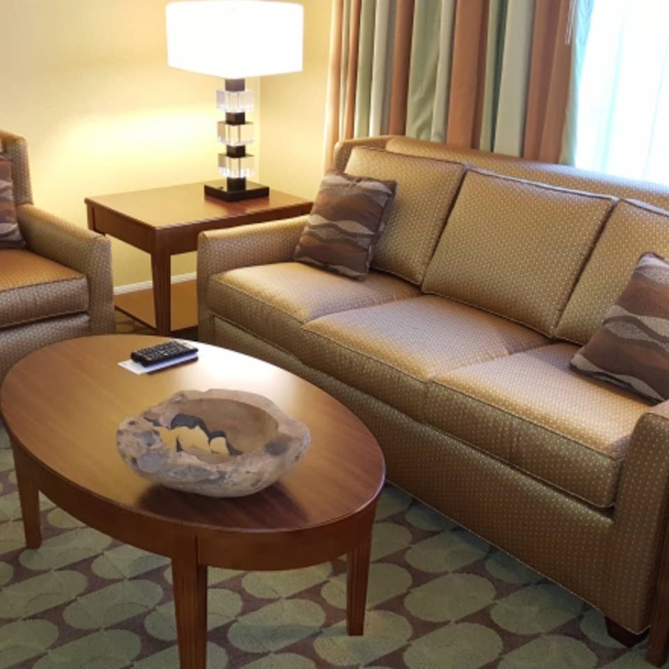 Living room at Orange Lake Resort near Orlando, Florida.