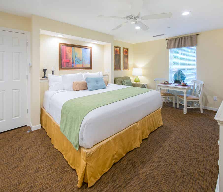 Bedroom in a three-bedroom villa at Villages Resort
