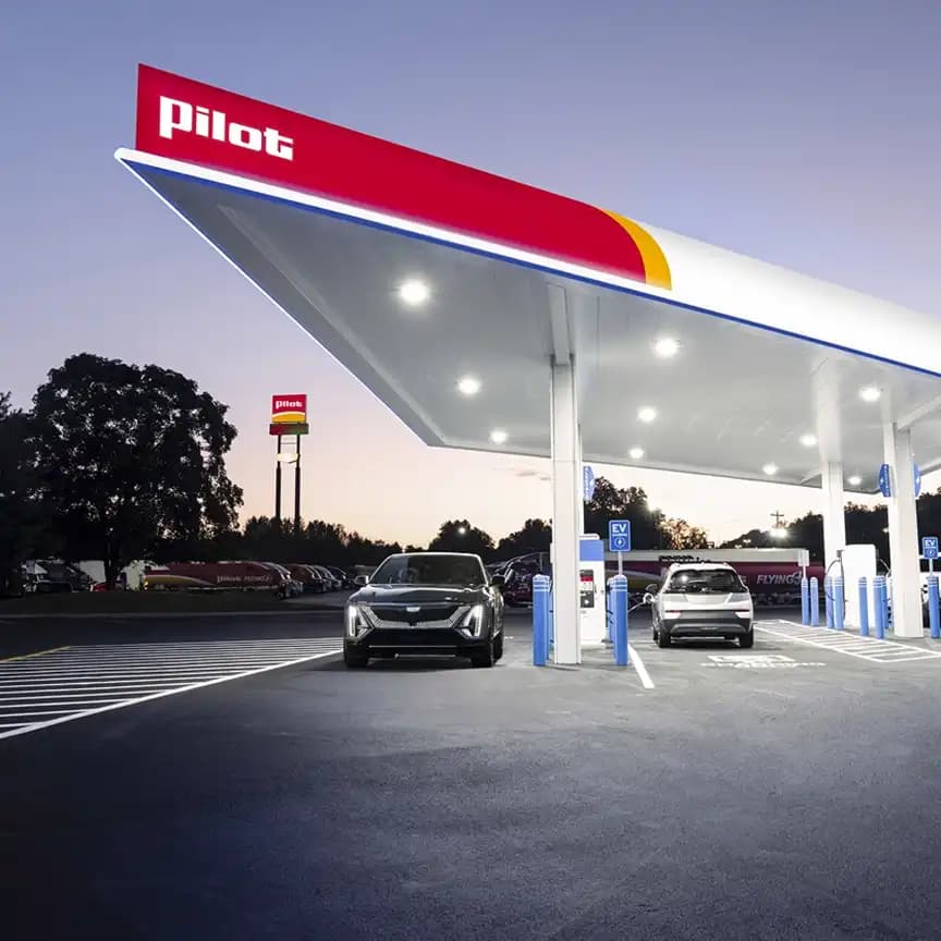 Pilot EV Canopy with Charging Stations