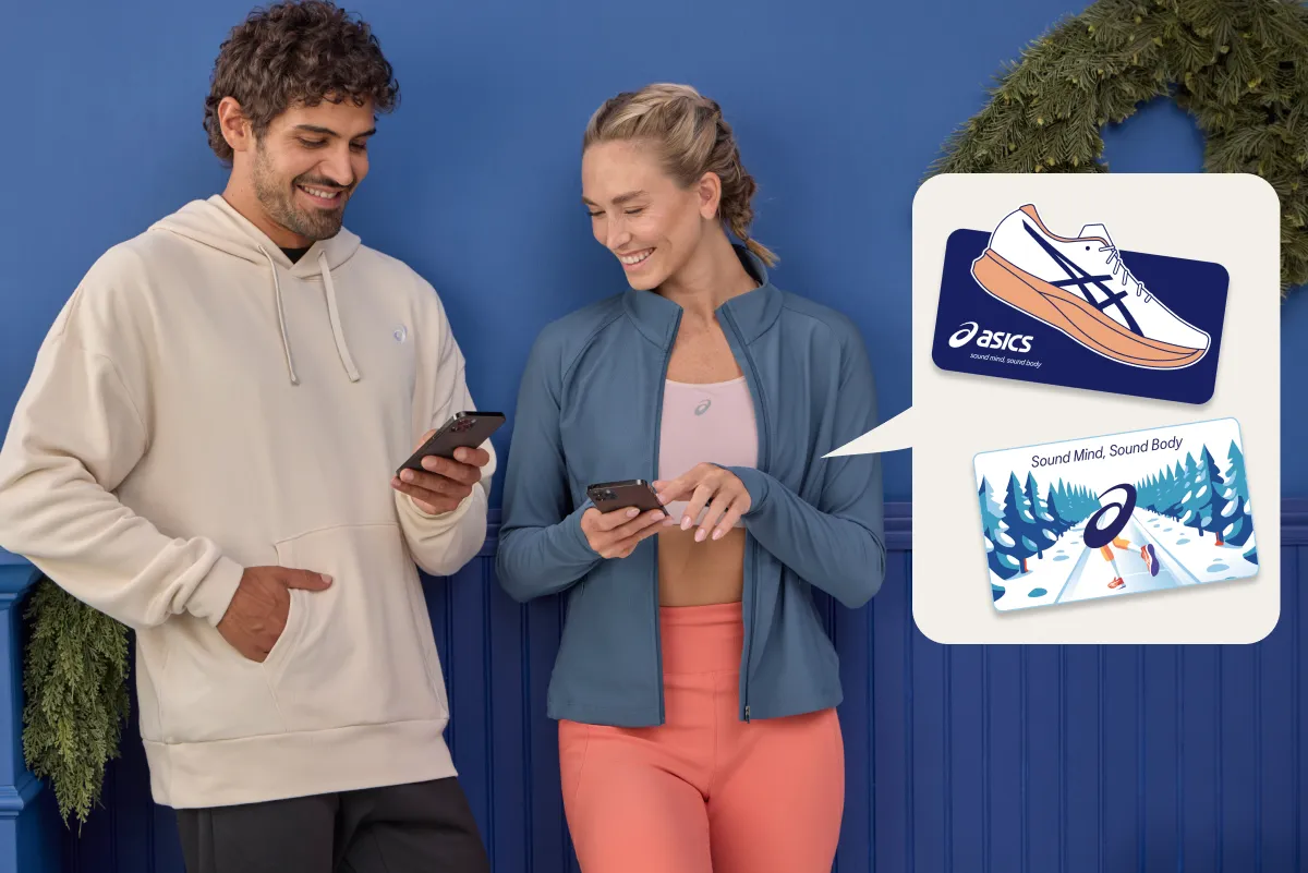 asics gifts cards