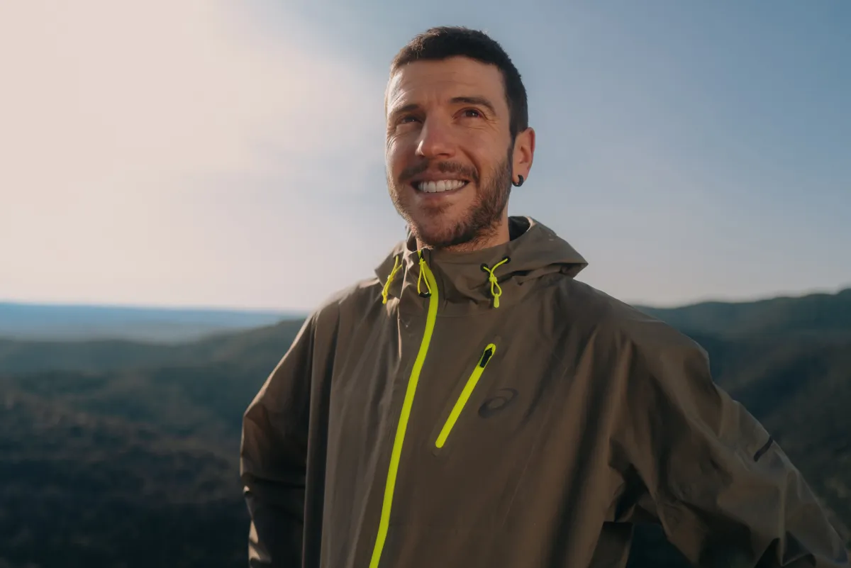 ASICS man smiling