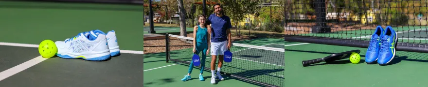 ASICS Pickleball shoes and gear