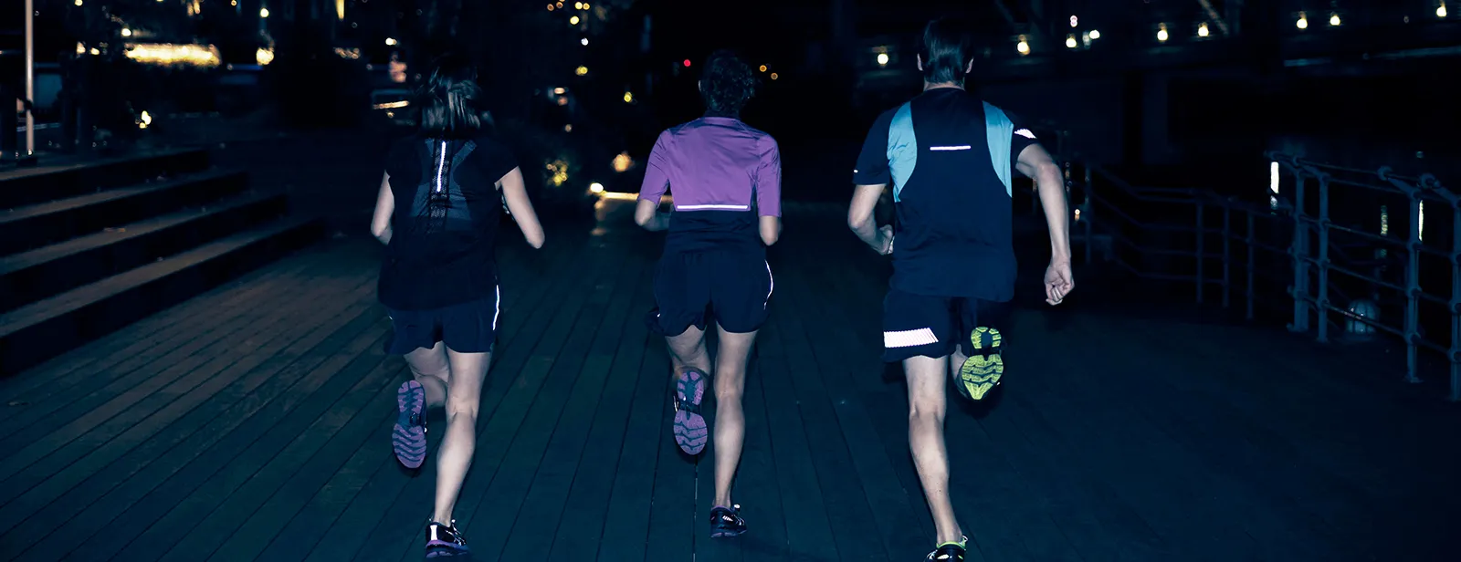 running at night