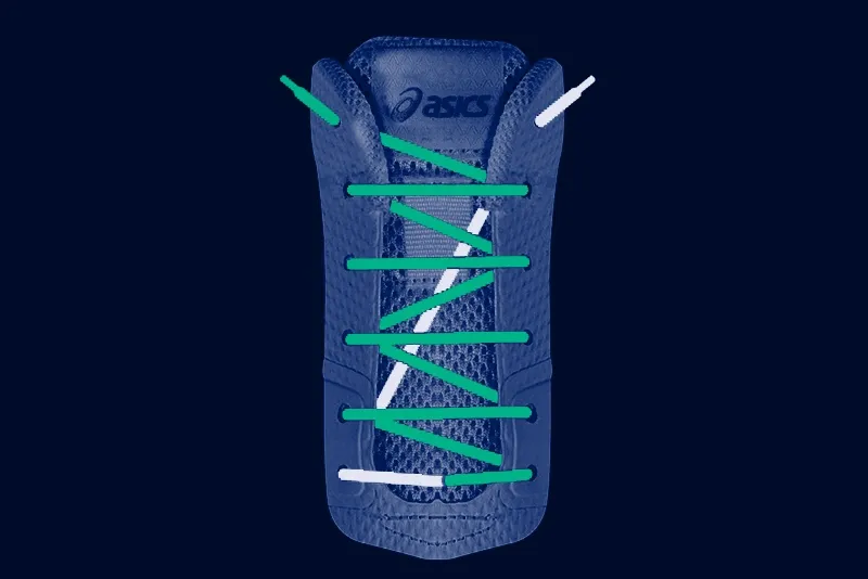 How To Tie Your Laces With Diagonal Lacing for Toe Pain