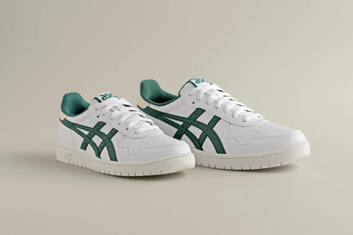 ASICS Japan S Kids' Shoes in white and green
