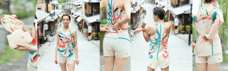 ASICS Athlete standing outside.