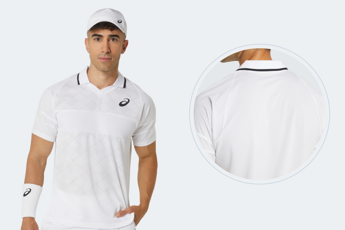 Asics golf shirts best sale