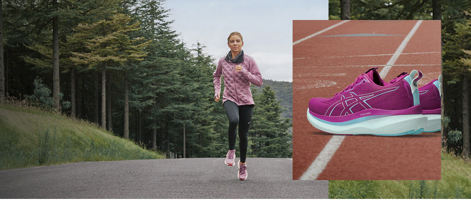 asics long distance running shoes