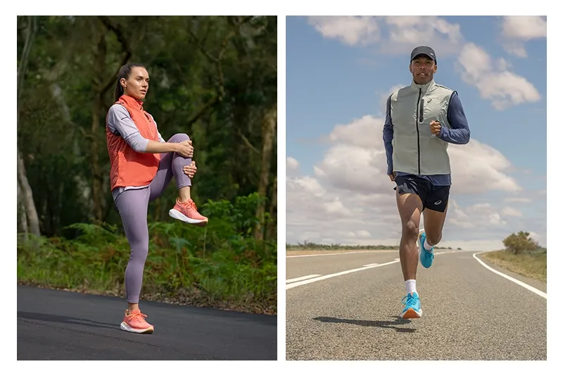 Shoes on runners